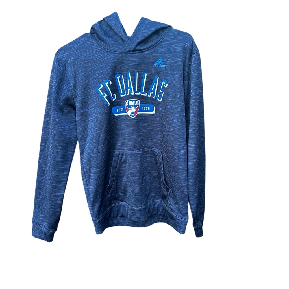Adidas FC Dallas Navy Hoodie EUC pocket
MLS team Youth Size Large (14/16)